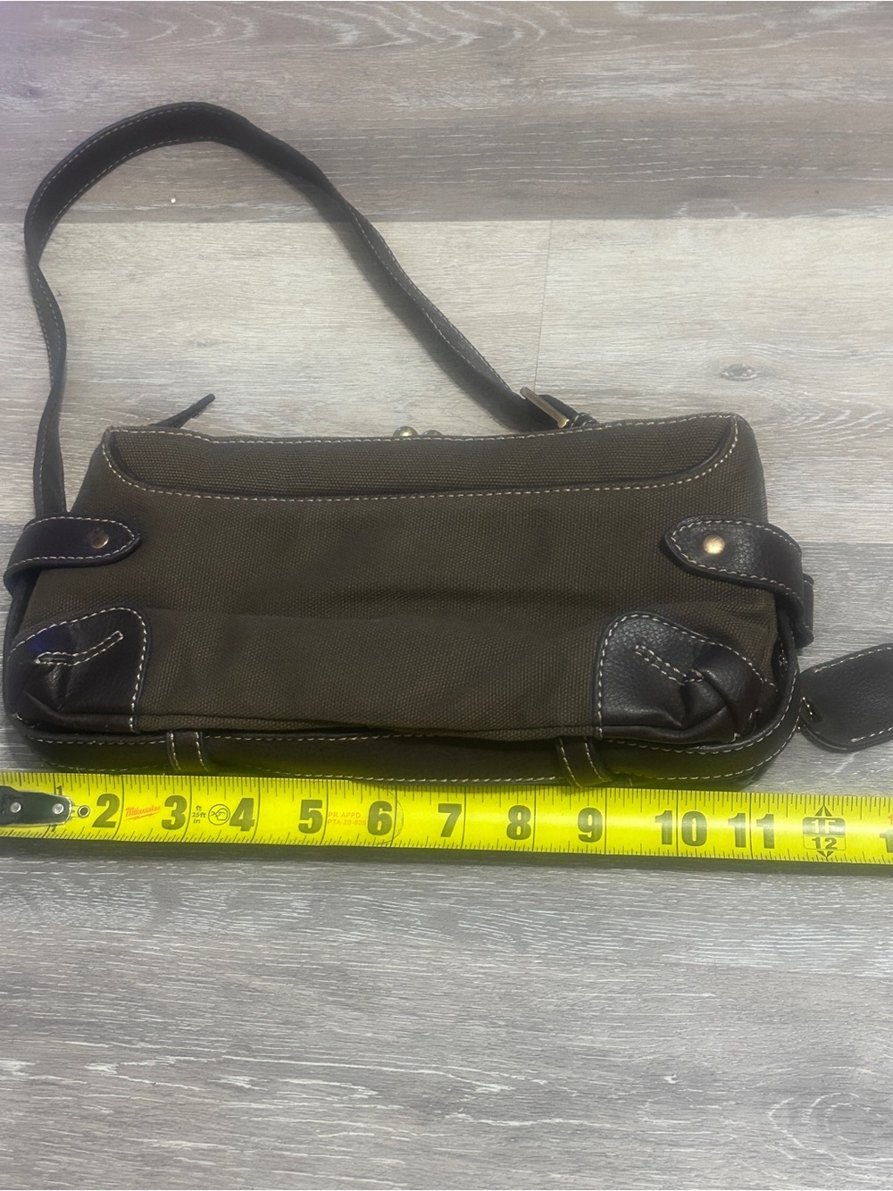 Etienne Aigner Brown Crossbody Bag |
Canvas Messenger w/ Leather Strap - Picture 14 of 16